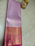 Pink Semi Silk Saree